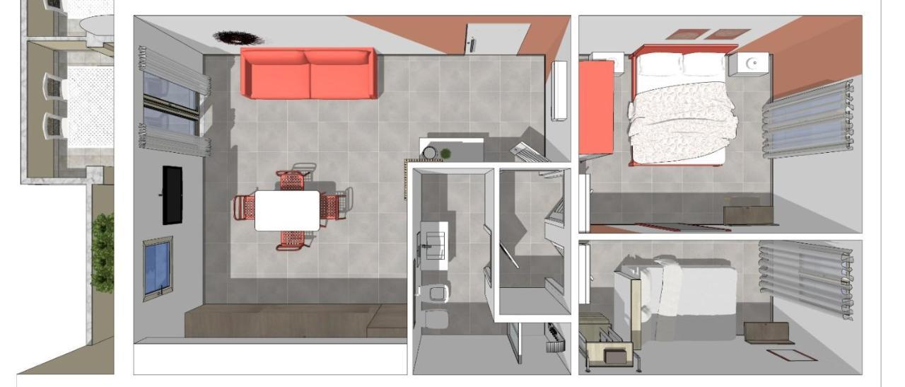 Skyfive Fire Apartment Alghero Bagian luar foto